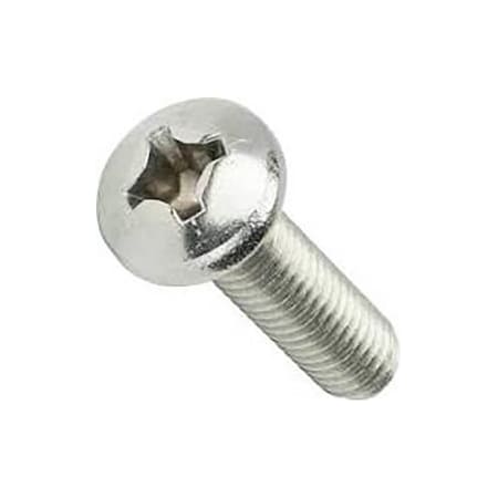 Titan Fasteners M8-1.25 x 45 mm Phillips Pan Machine Screw, Zinc Plated Steel, 50 PK CNC08045